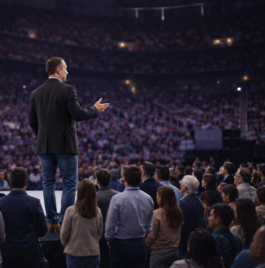 Chris Guerriero at The Next Level event in Texas